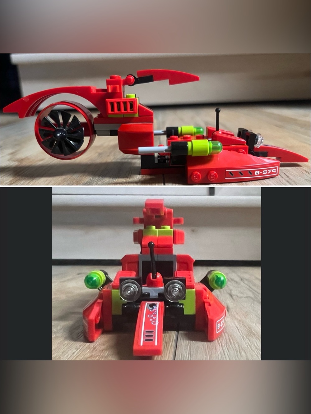 Lego Atlantis Shadow Snapper Part of Set #8079  ** Assembled & Glued**